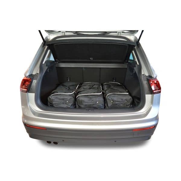 Car Bags V12701S VW Tiguan SUV Bj- 15-24 tiefer Ladeboden - Reisetaschen Set- Auf Ihr Auto massgeschneidert- Das Original