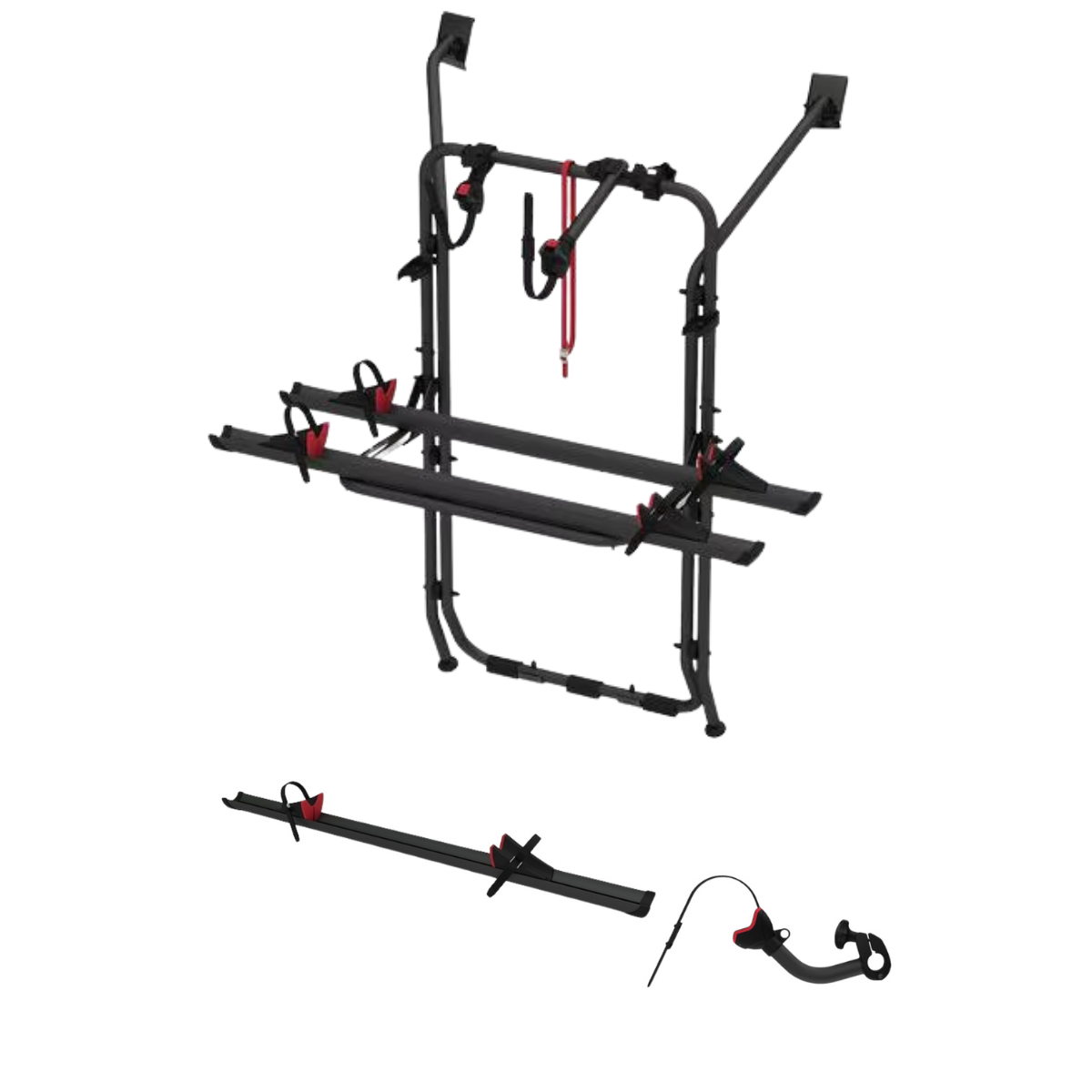 FIAMMA Carry Bike VW T6 Deep Black schwarz Fahrradträger für 3 Fahrräder FIAMMA Carry Bike VW T6 Deep Black schwarz Fahrradtraeger fuer 3 Fahrraeder - 02094A20A 08831A01A 98656M150