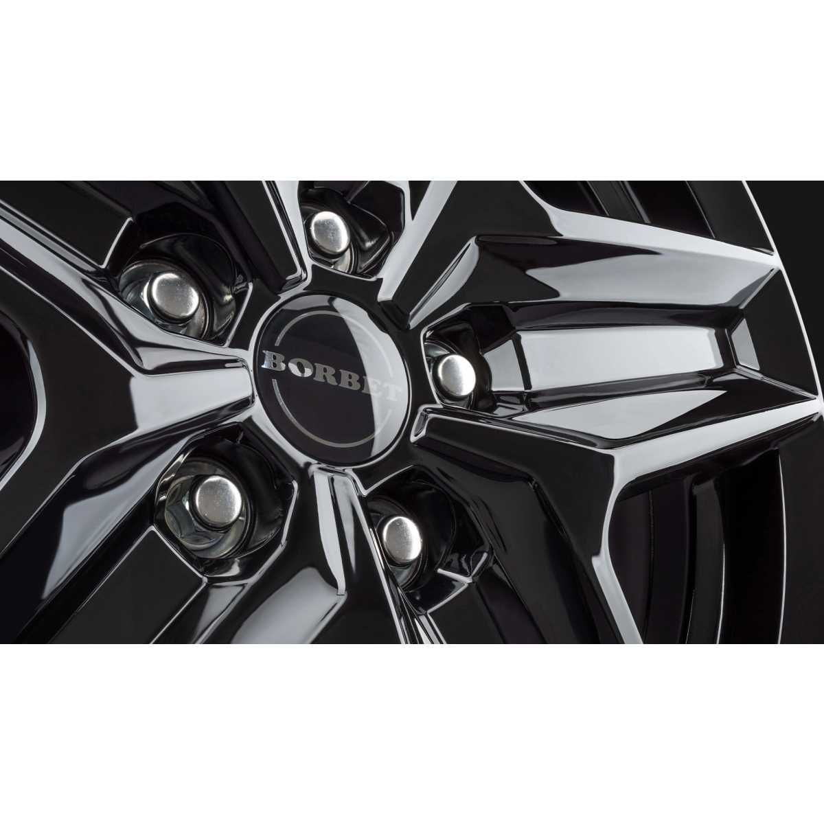 BORBET Alufelge CWZ black glossy 18 Zoll fuer VW T5-T6-T7 - VW Amarok - CWZ 75843120565-1BG