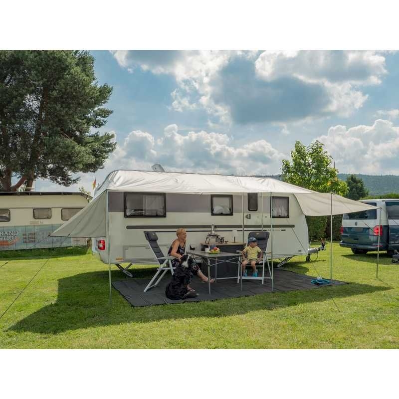 REIMO TENT Sonnenvordach COMO 300 x 240 cm hellgrau - 90022