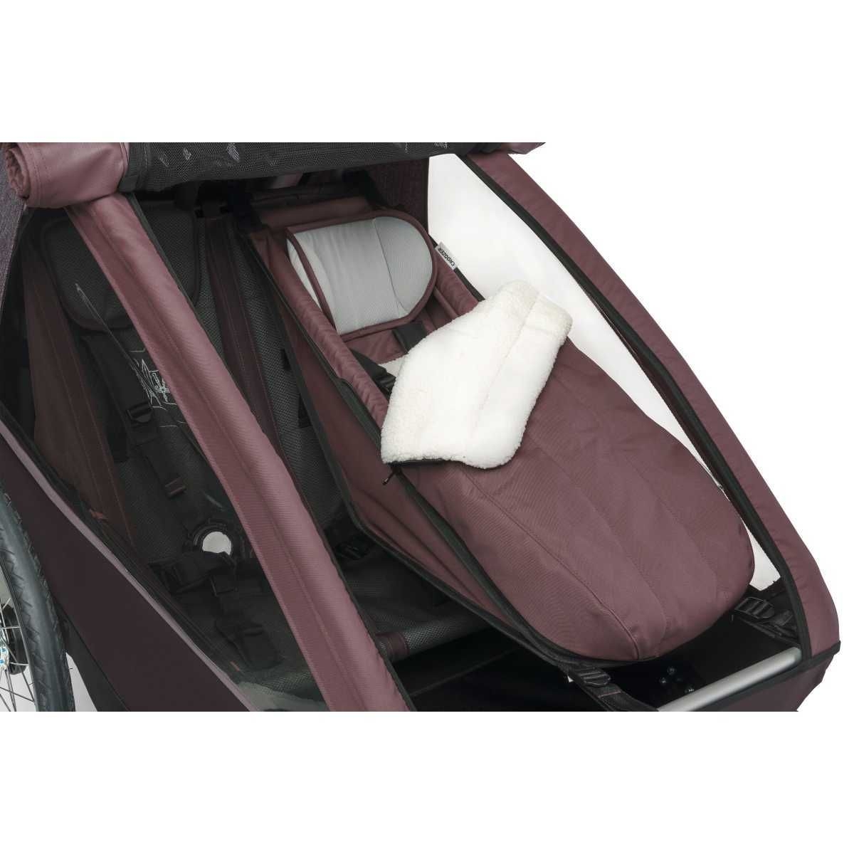 CROOZER Winter-Set Kraams fuer Babysitze ab 2018 Blossom Red - 122001222