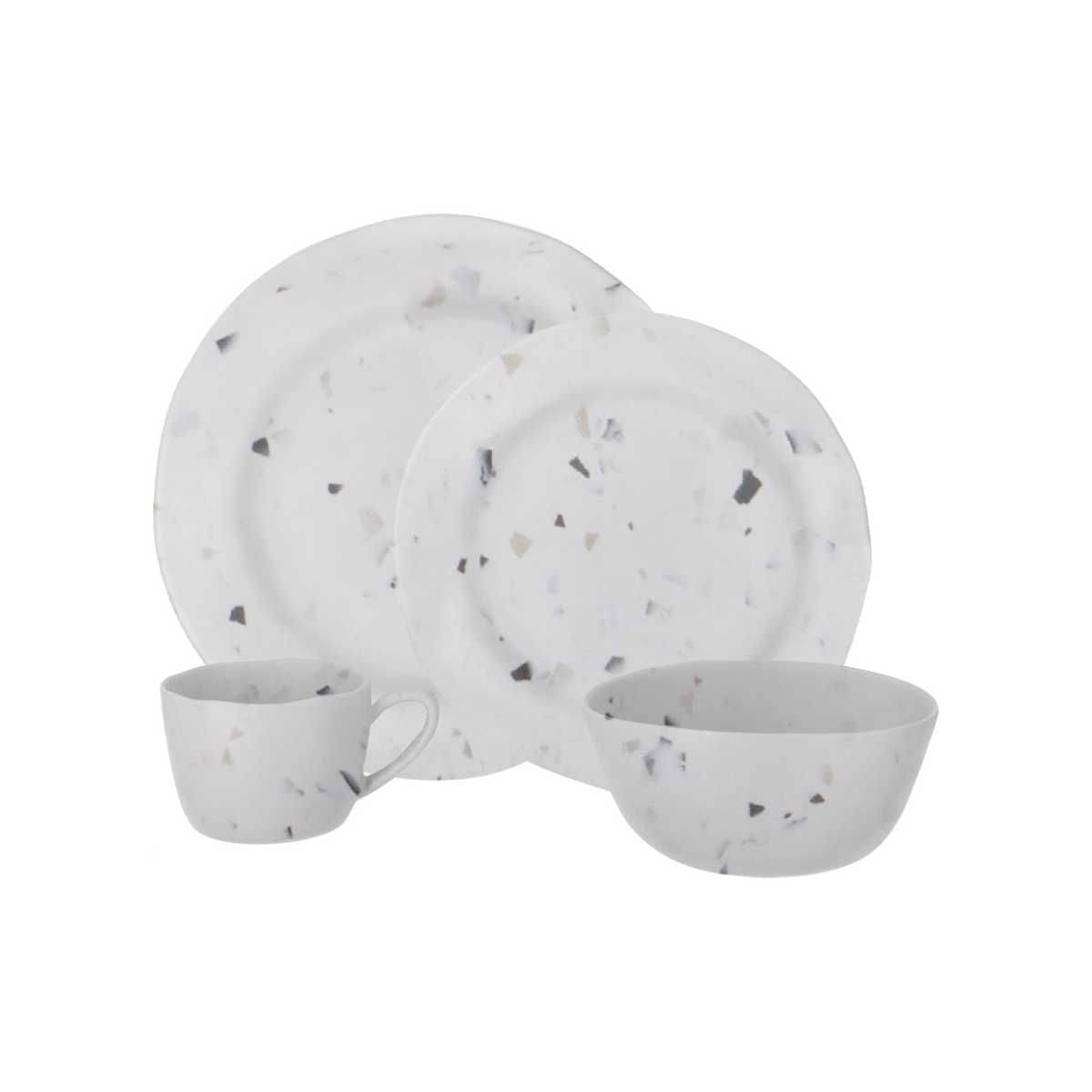 TRAVELLIFE SORIA Geschirrset terrazzo - 1191430