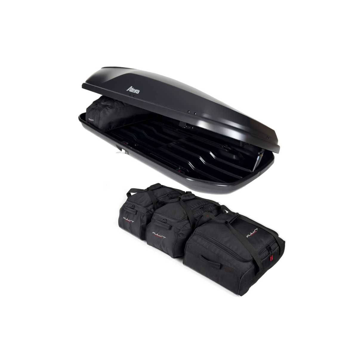 KJUST Dachboxen Taschen Set fuer Dachbox ATERA CASAR XL 4er-Set - 13138