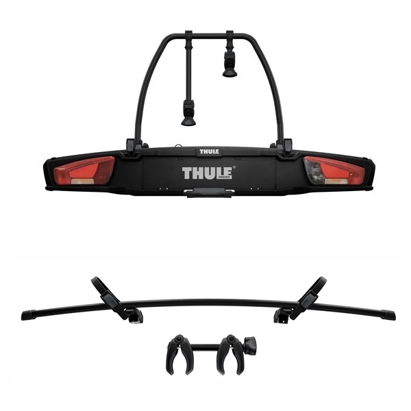 THULE 938 VeloSpace XT 2 Fahrradtraeger black fuer 3 Raeder 2-1 inkl. 938110