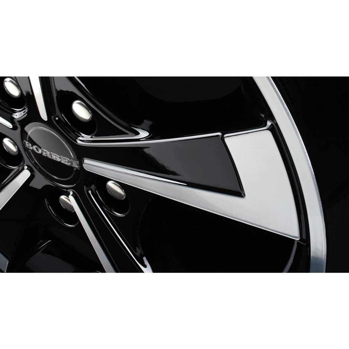 BORBET Alufelge CWT black polished glossy 15 Zoll fuer Wohnwagen - CWT 60530112566-5BPG