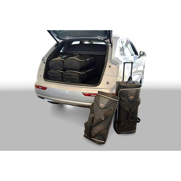 Set Di 5 Borse Da Viaggio KJUST Per Bagagliaio AUDI Q5 II (FY) 2017 – Trolley E Borsa Con Rotelle, Impermeabili, Su Misura