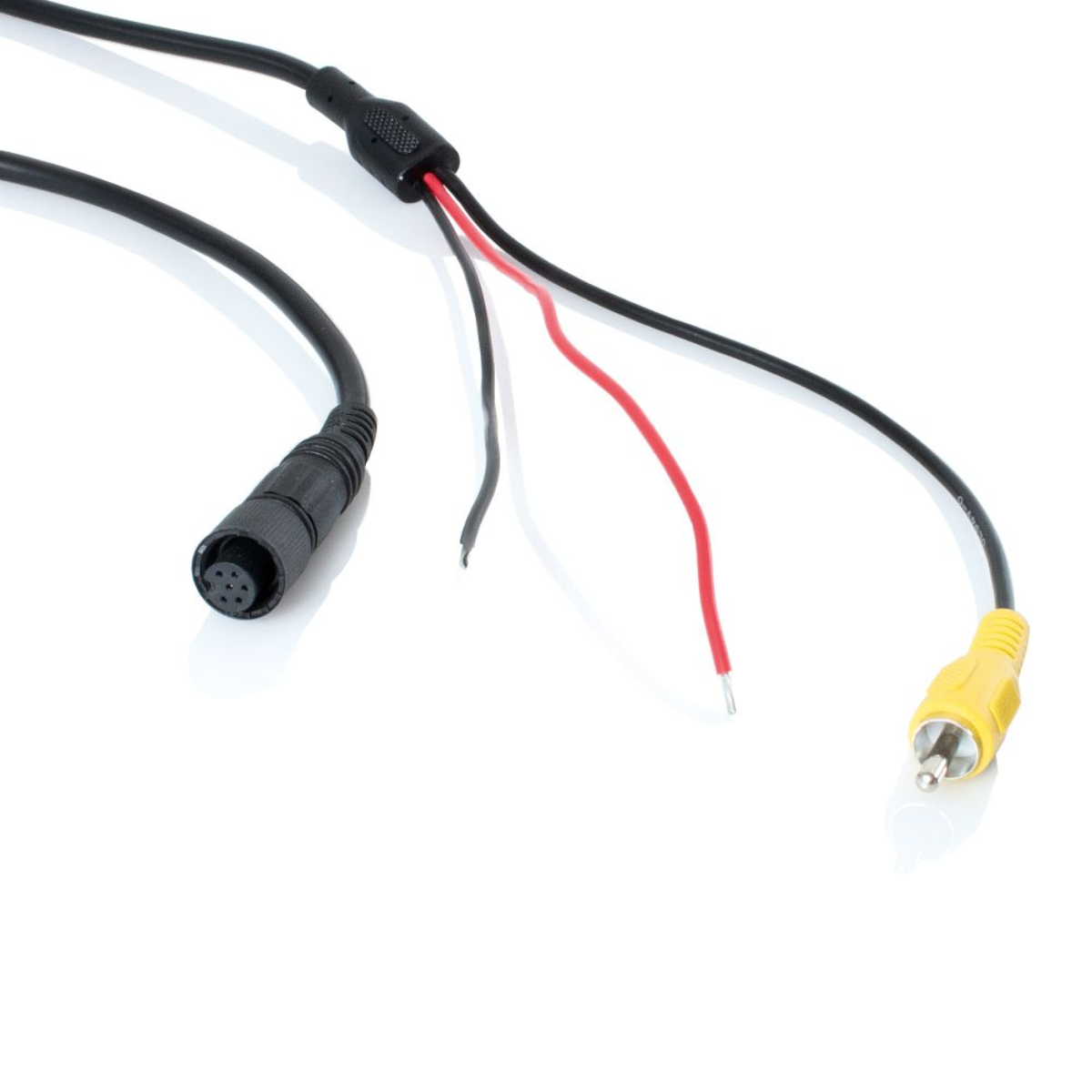 CARATEC Safety Kameraleitung, 15 m Mini-Schraubstecker auf Cinch-Stecker CARATEC Safety Kameraleitung- 15 m Mini-Schraubstecker auf Cinch-Stecker - MCA29032