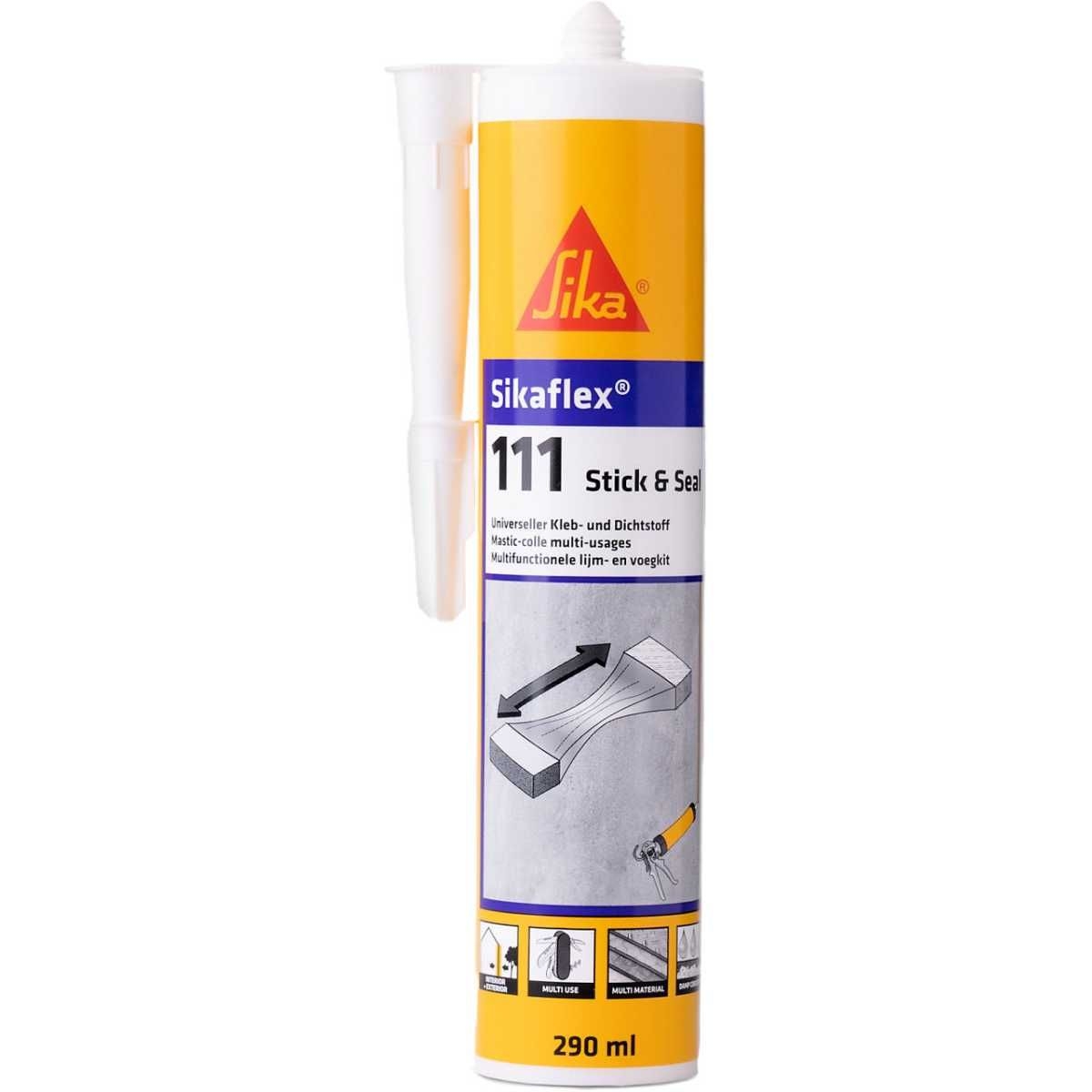 SIKA Kleb- und Dichtstoff Sikaflex - 111 Stick - Seal 290 ml - 582503