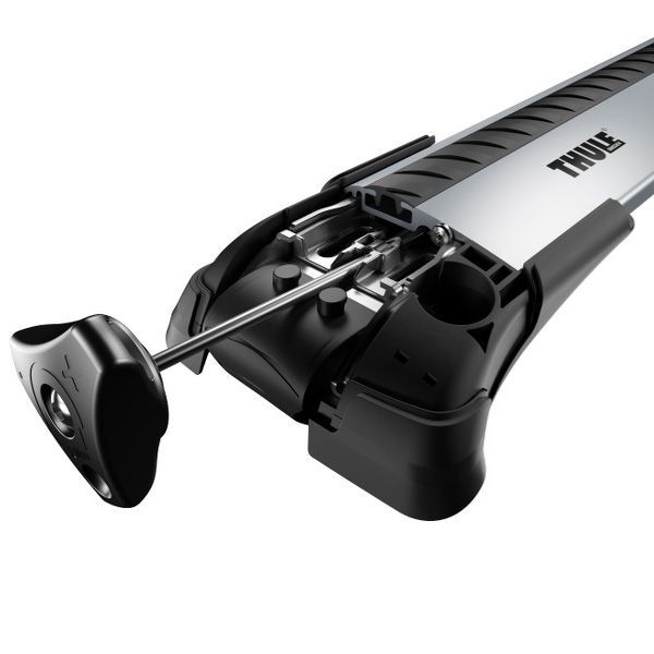 Thule Dachtraeger fuer MINI One Clubman 5-Tuerer Kombi 2009→ Dachreling- Der leise und sichere Lastentraeger- Jetzt flach aufliegend-