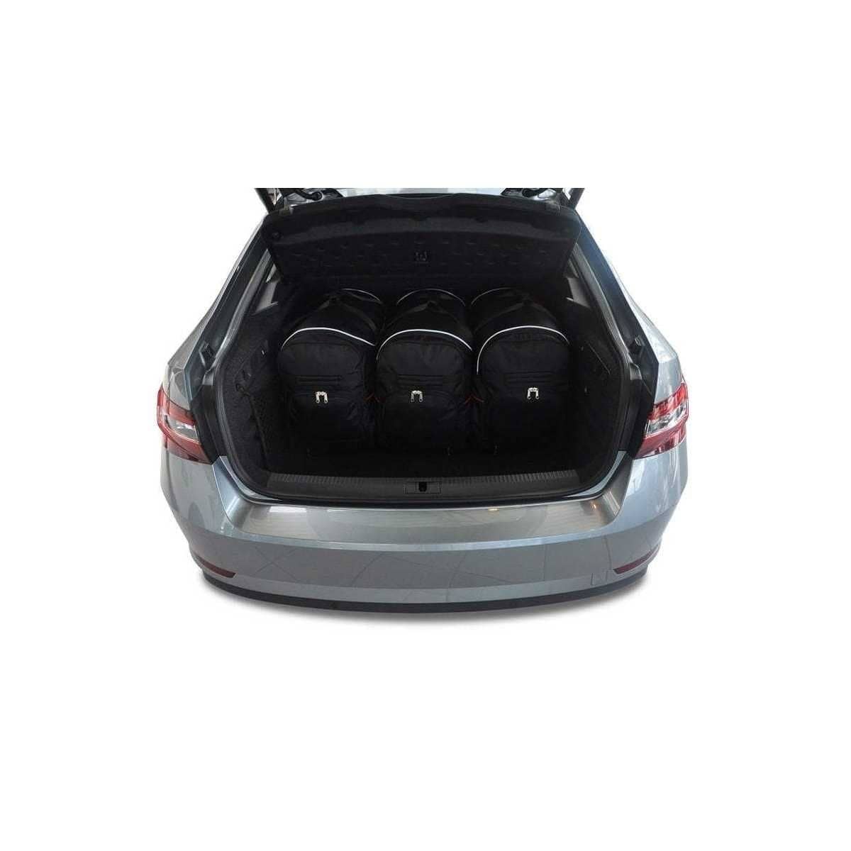 KJUST Kofferraum Taschen Set fuer SKODA SUPERB LIFTBACK ab Bj. 2015 5er-Set - 7037011