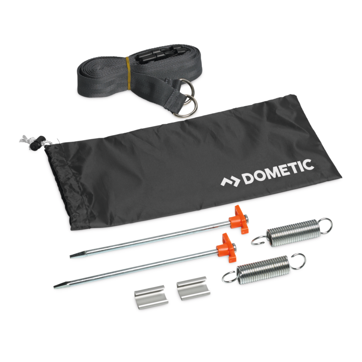 DOMETIC Tie Down Kit Sturmabspannung fuer Dometic PW-PR Schwarz - 9103104000