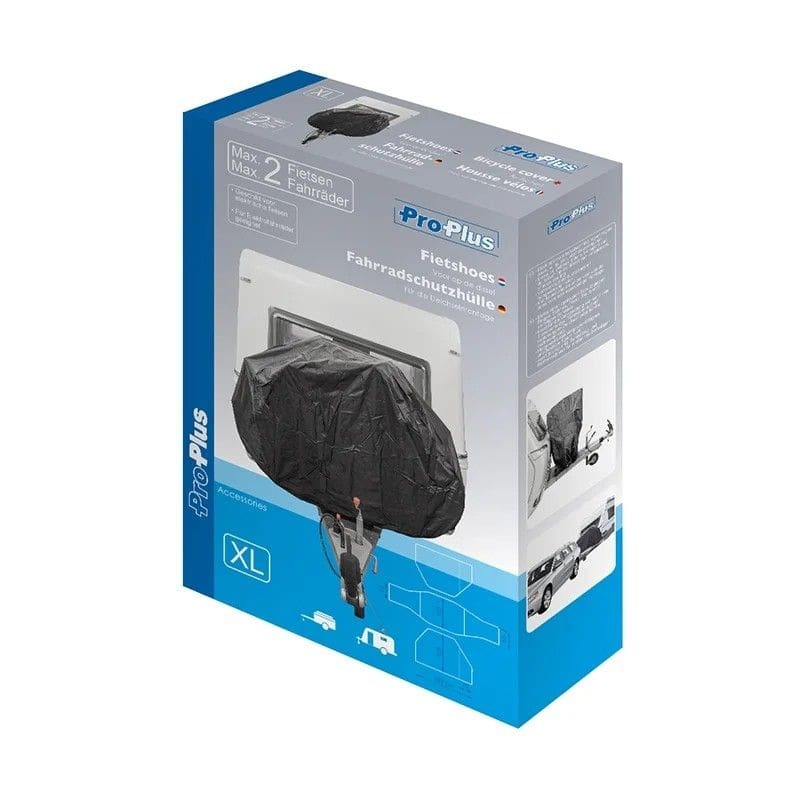 ProPlus Fahrradschutzhuelle XL fuer 2 Fahrraeder fuer Deichselmontage 330291