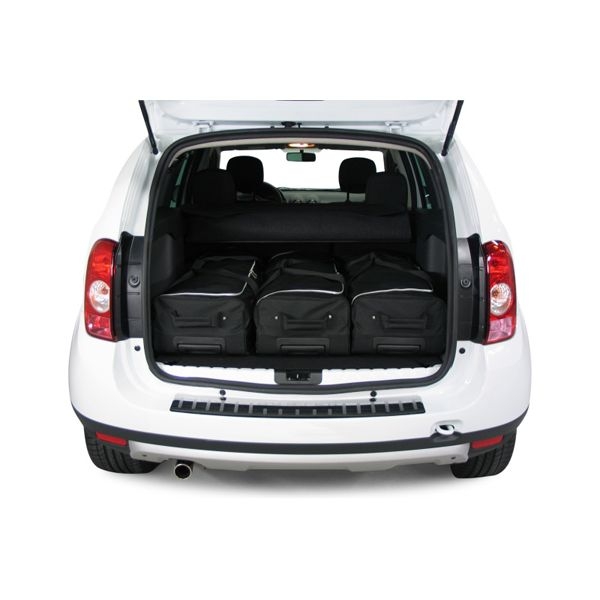 Car Bags D20102S Dacia Duster 1 4x4 SUV Bj- 10-17 Reisetaschen Set- Auf Ihr Auto massgeschneidert- Das Original