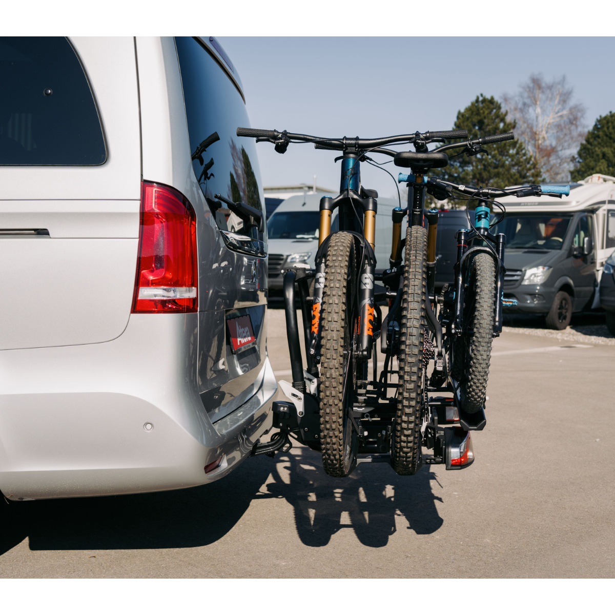 ATERA Strada Forza M Fahrradtraeger 2er 022800 faltbar fuer 3 Raeder 2-1- Fahrradtraeger fuer die Anhaengerkupplung von ATERA aus dem Allgaeu