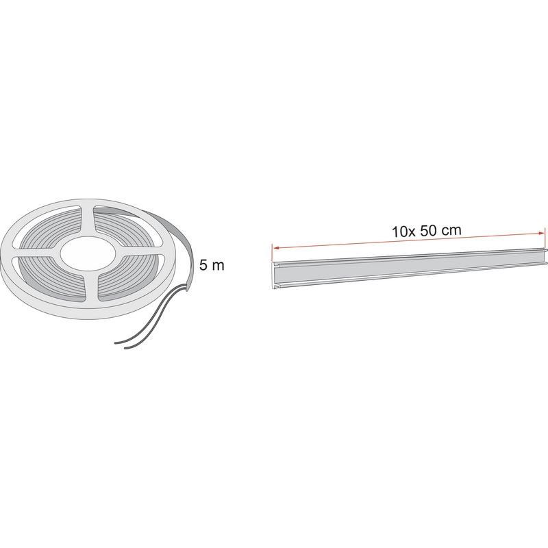 FIAMMA Kit LED Strip Awning fuer Markise F80 Modell 2024 - 98655Z171