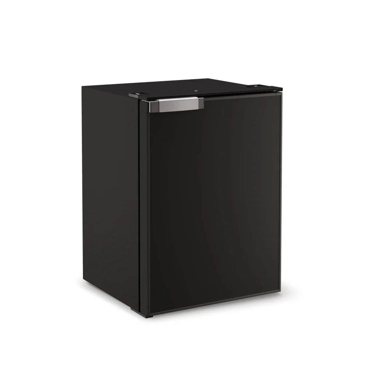 VITRIFRIGO Kompressor-Kuehlschrank C42L CHR 12-24 V 42 L mit Gefrierfach Schwarz
