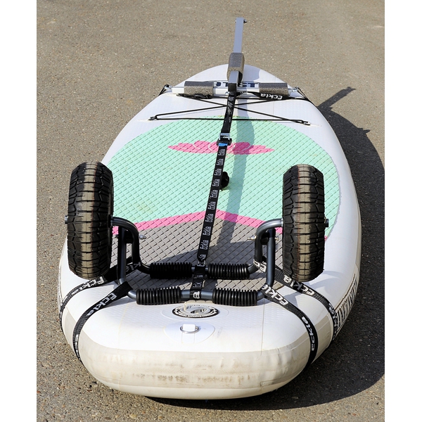 ECKLA Board-Trailer 76000 Fahrradanhaenger fuer SUP und Surfboard inkl. Wagen