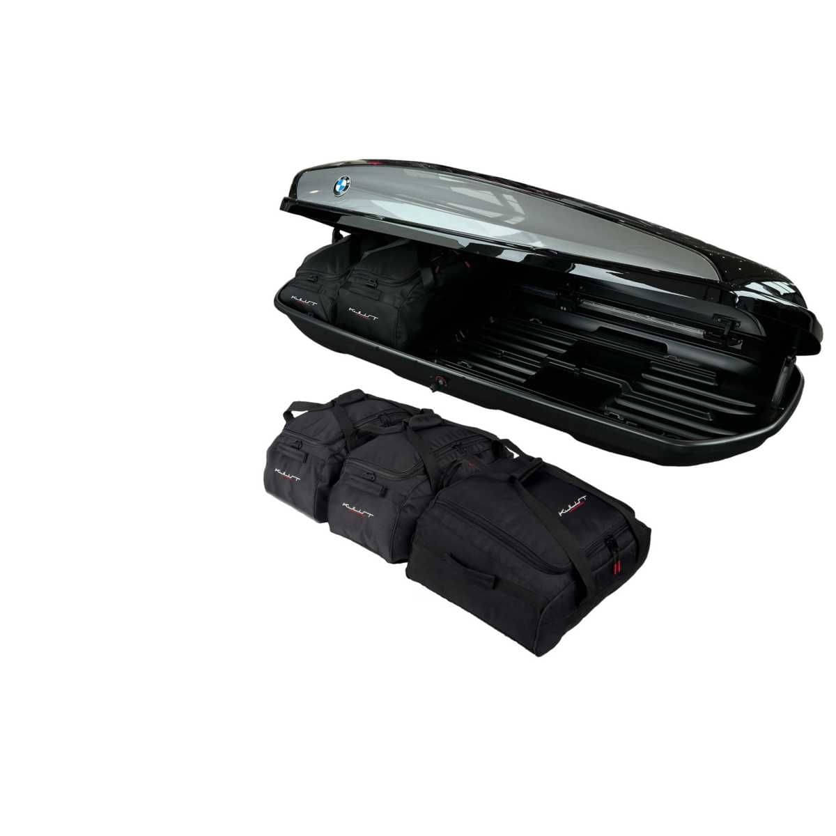 KJUST Dachboxen Taschen Set fuer Dachbox BMW 82732406460 420L 5er-Set - 13178
