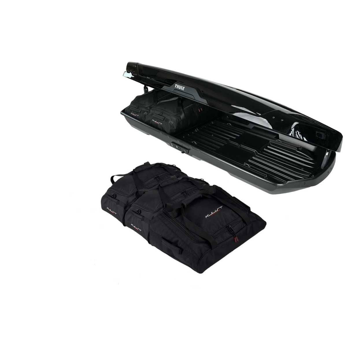 KJUST Dachboxen Taschen Set fuer Dachbox THULE MOTION XT ALPINE 5er-Set - 13175