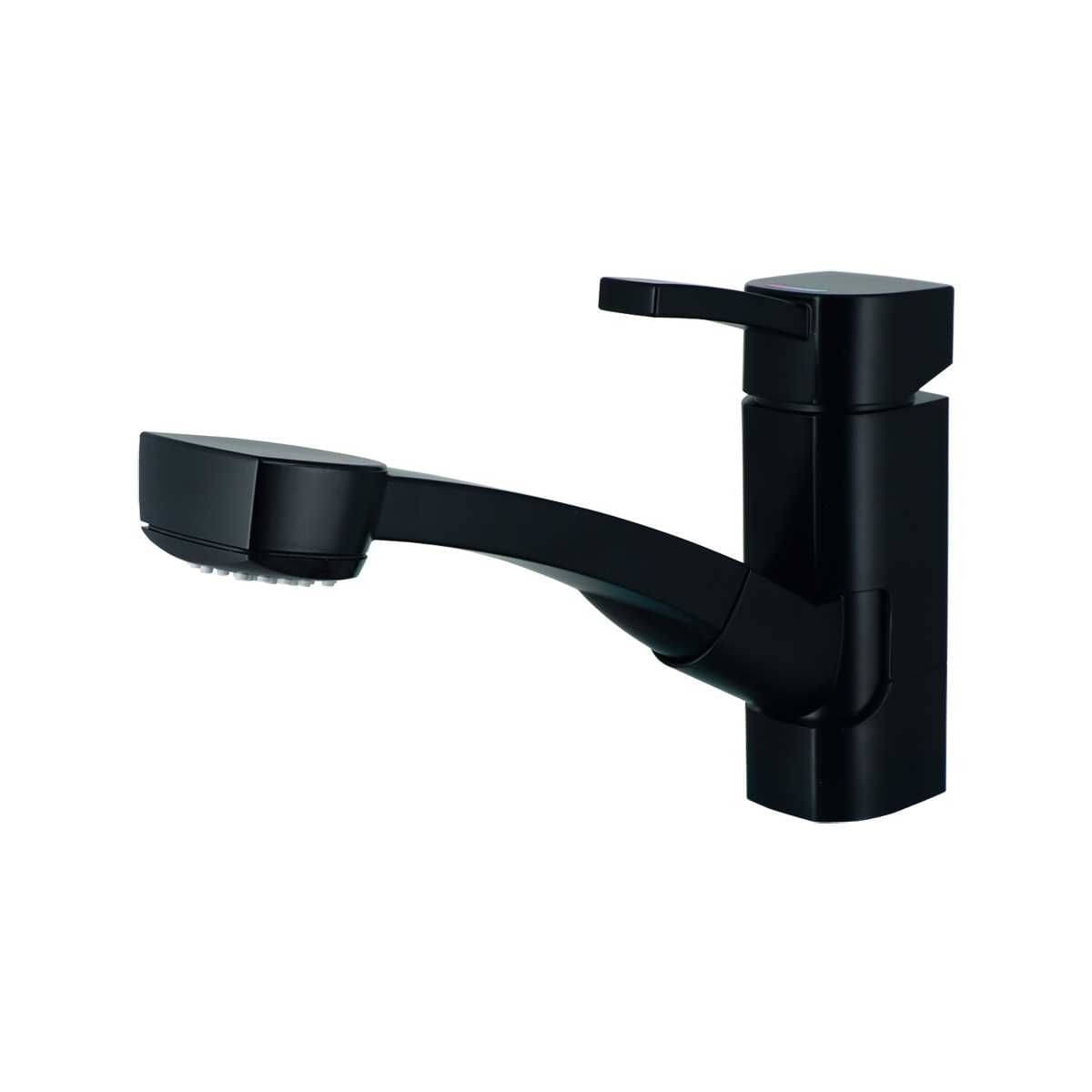 COMET Einhebelmischer CAPRI mit Duschauslauf Picchina Mattschwarz COMET Einhebelmischer CAPRI mit Duschauslauf Picchina Mattschwarz - S2643-95.21