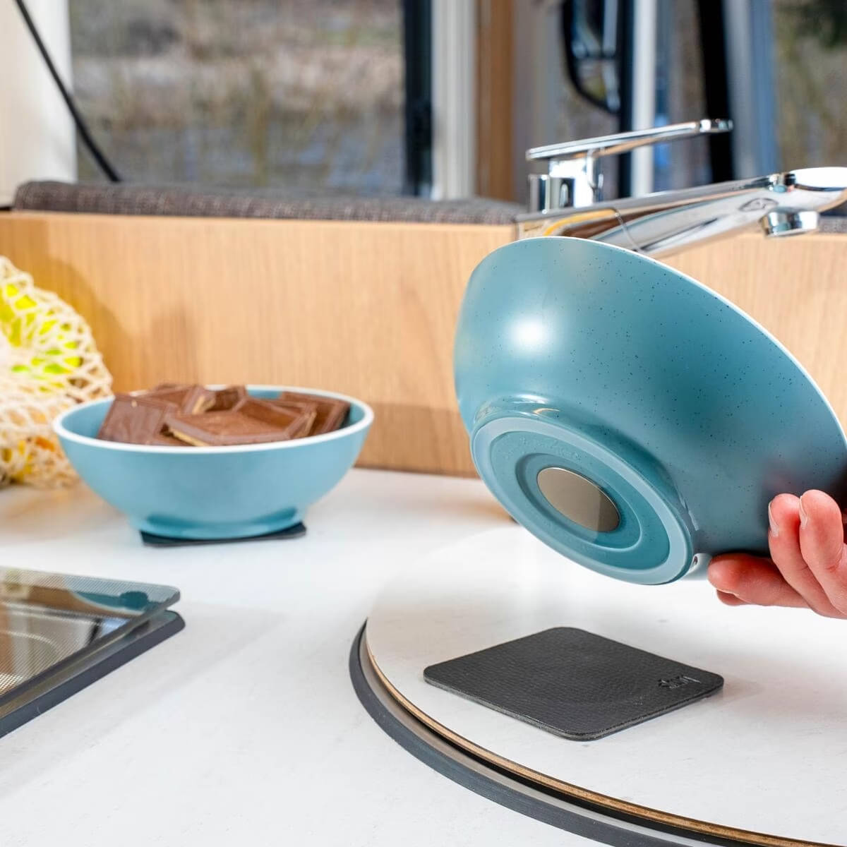 BRUNNER x SILWY DOLOMIT MAGNETIC ANTISLIP Geschirr-Set Blau 11-tlg- - 0842050N.C28