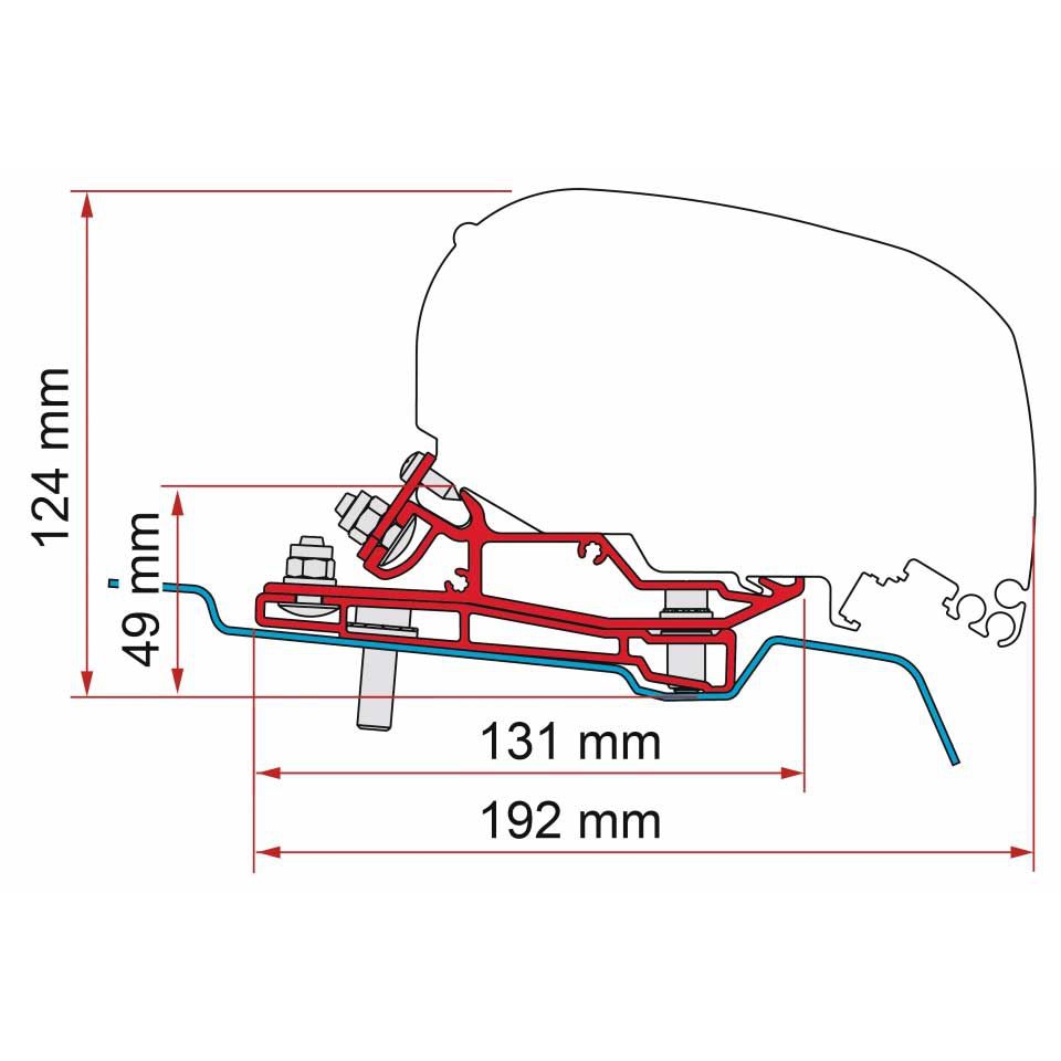 FIAMMA Adapter Kit Ford Transit L3 H3 fuer Markise F80