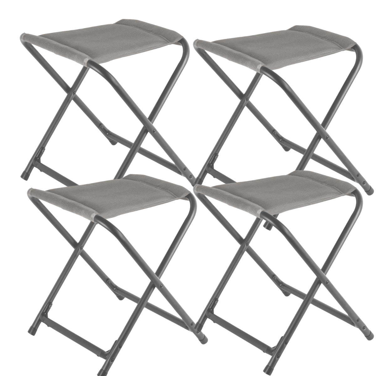 BRUNNER Hocker ARAVEL 3D XL Hellgrau 4er-Set - 0404057N.C07