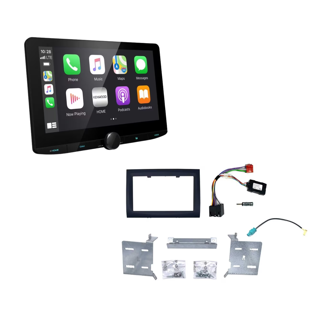 KENWOOD DMS9720XDS-CAMPER inkl- Installations-Kit mit LFB fuer Fiat Ducato Serie 7 ab Bj. 2014-2022