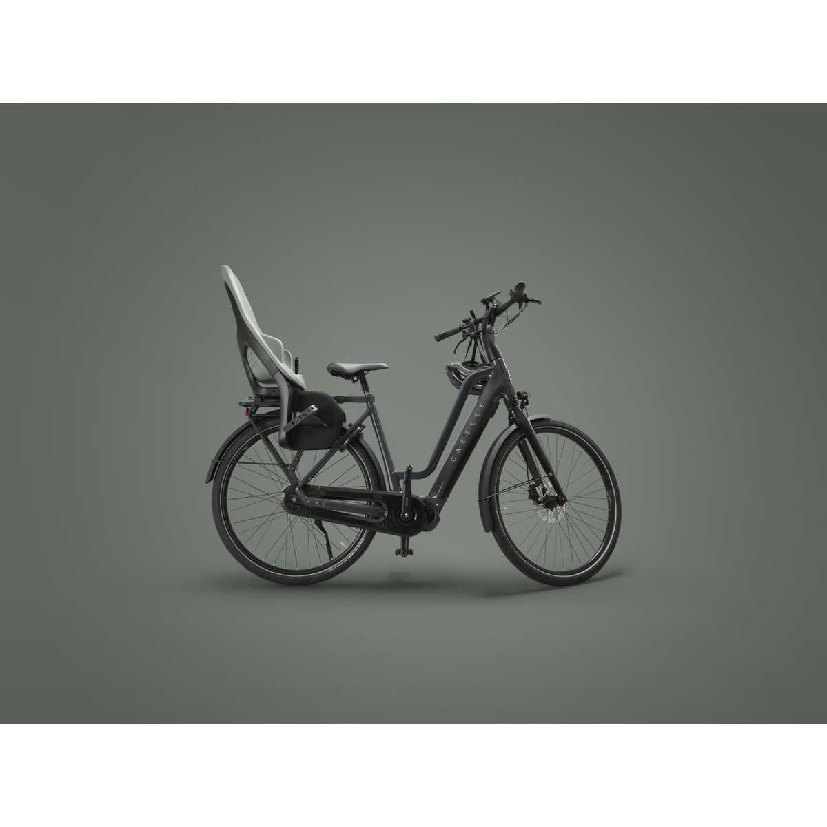 THULE Yepp 2 Maxi MIK HD Fahrradkindersitz Gepaecktraeger Agave - 12021405