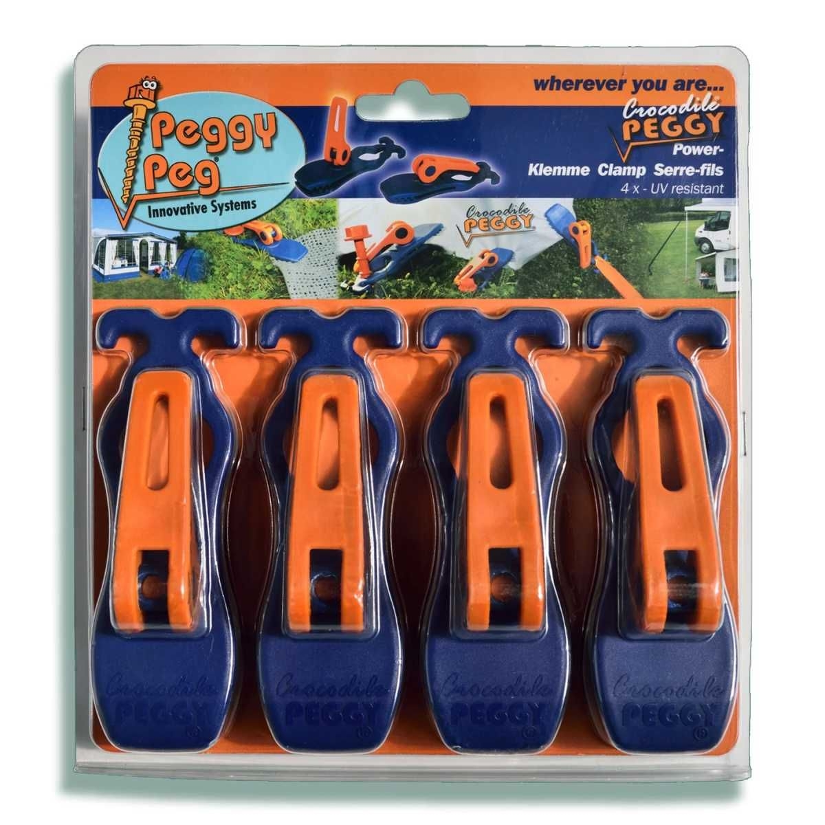 PEGGY PEG Schnellspannklemme Crocodile PEGGY 4er Set - PP10