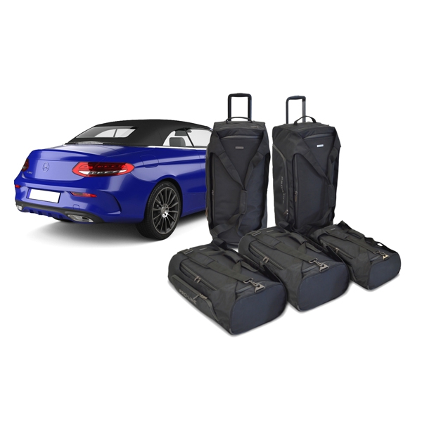 Car Bags Pro-Line M22601SP Mercedes C-Klasse Cabriolet -A205- Bj- 16-21 Reisetaschen Set- Auf Ihr Auto massgeschneidert- Das Original