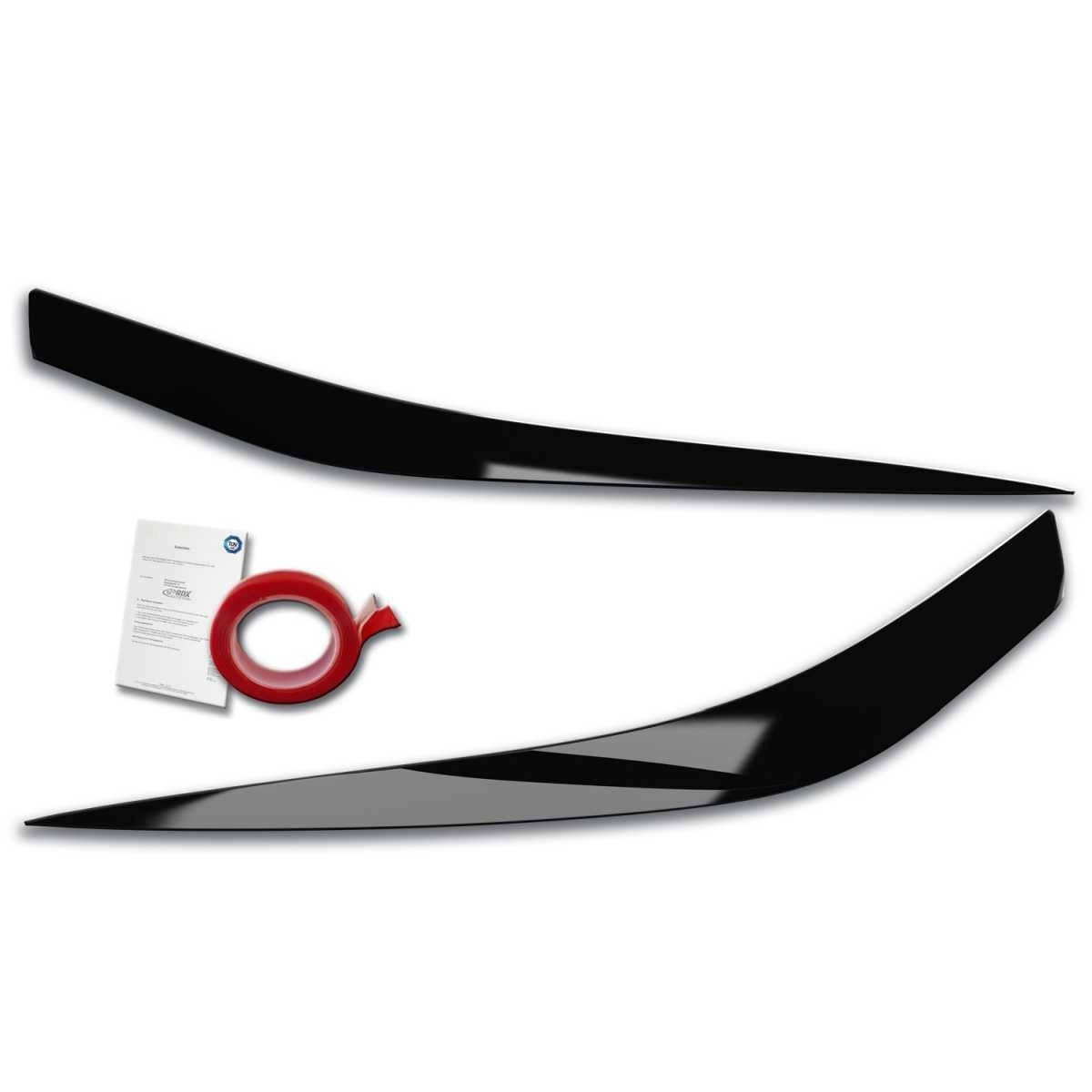 RDX Racedesign Scheinwerferblenden Boeser Blick fuer KIA Ceed CD - ProCeed CD ab Bj. 2018 Schwarz Glaenzend - RDSB174-GZD