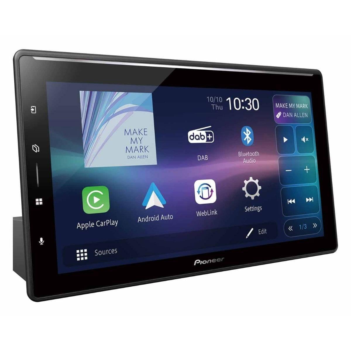 PIONEER 10 Zoll Moniceiver SPH-EVO107DAB-CRM fuer Renault Master ab 07-2018 inkl. Reisemobil Navi-App - SPH-EVO107DAB-CRM