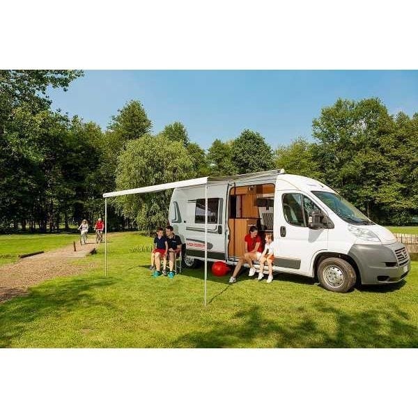 Markise FIAMMA F80 S 320 Royal grey Gehaeuse titanium inkl. Adapterkit Fiat Ducato Jumper Boxer Skyro - 07832B01R 98655Z139