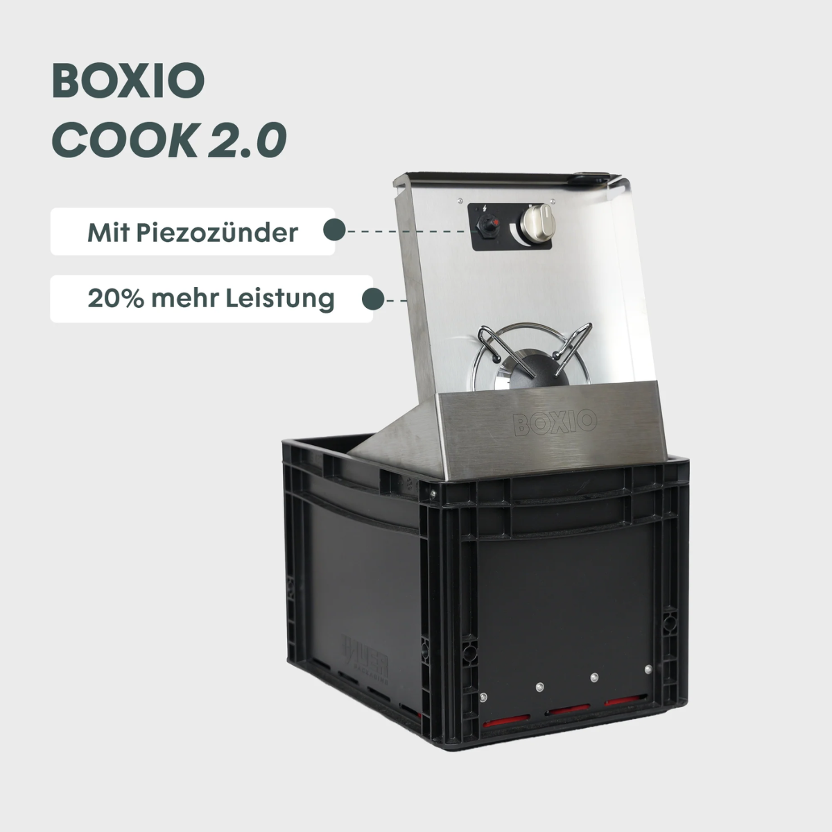BOXIO - COOK 2.0 Campingkocher - BOX-COOK-2-EU
