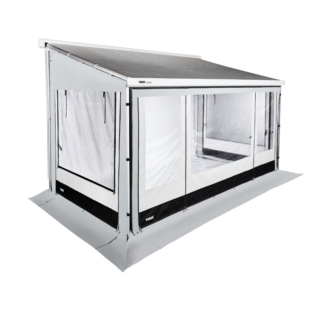 THULE Markisen-Vorzelt RESIDENCE G3 fuer Markise 6200 6300 Hoehe 3XL 290-310 cm Laenge 300 cm - 301550 301525