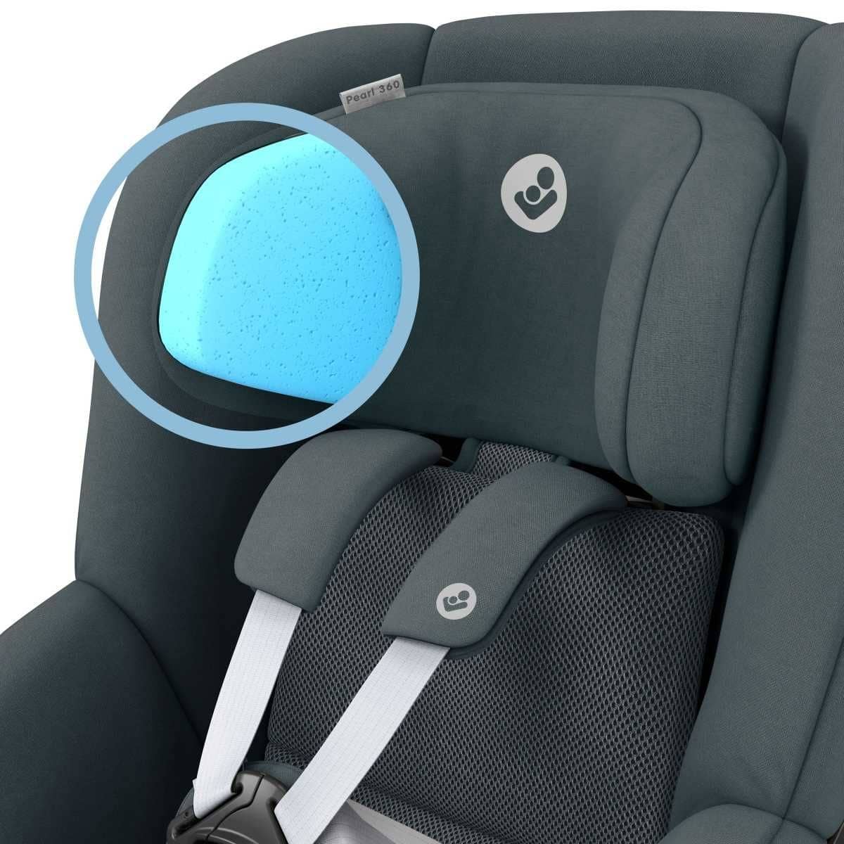 MAXI-COSI Kindersitz Babyschale PEARL 360 Authentic Graphite - 8045550111