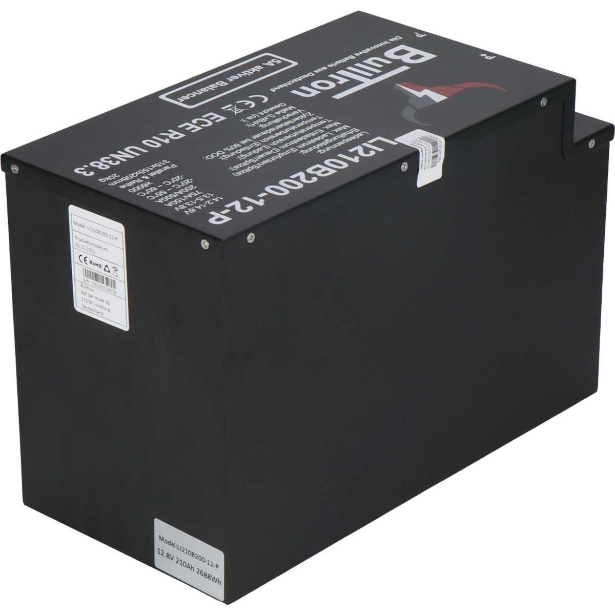 BULLTRON Lithium-Batterie POLAR 210Ah 12V inkl. BMS 200A Dauerstrom - App - LI210B200-12-P