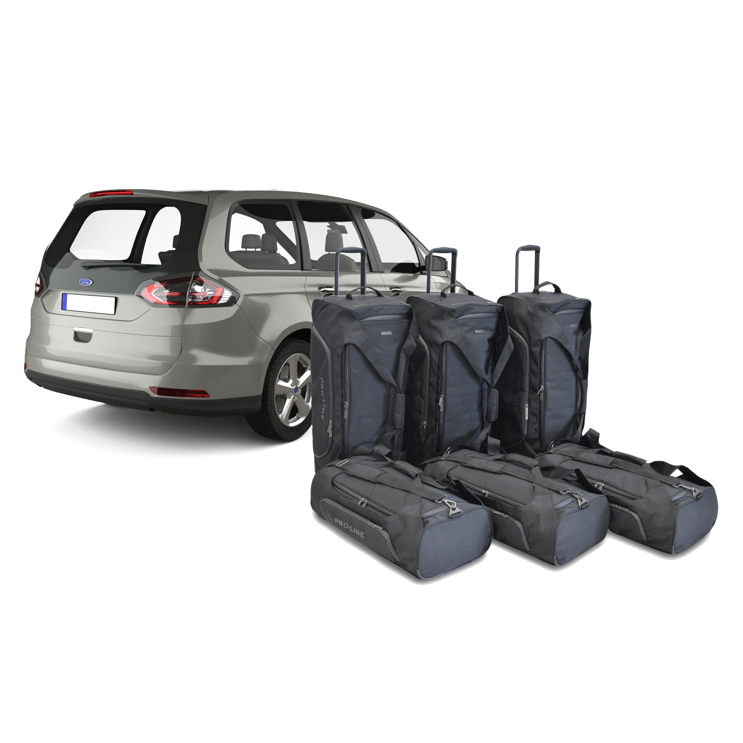 Car Bags Pro-Line F10901SP Ford Galaxy Bj- 15- Reisetaschen Set- Auf Ihr Auto massgeschneidert- Das Original