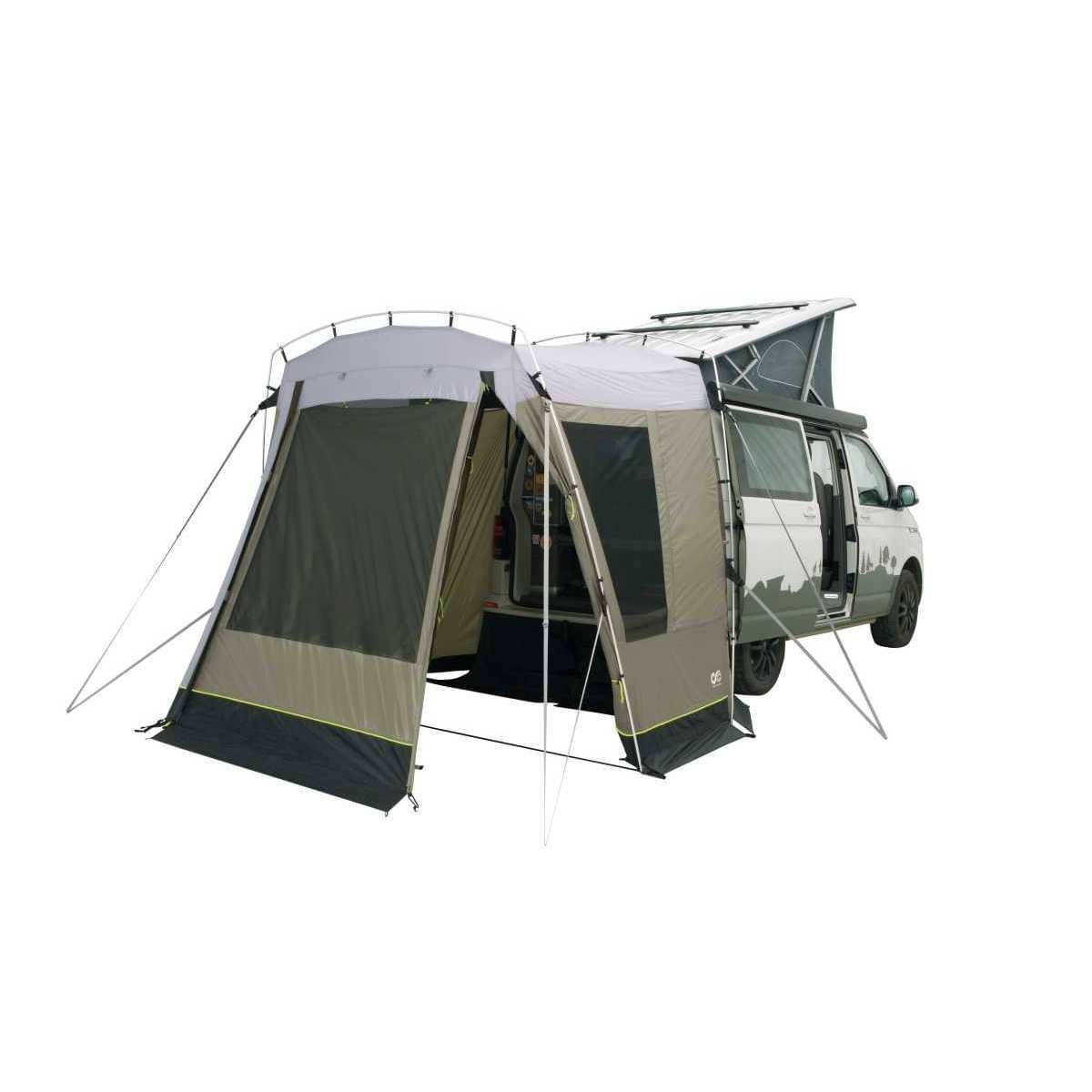 Outwell Busvorzelt Heckzelt Desert Van inkl. Gestaengeset Stahl- Teppich und Unterlage - 111556