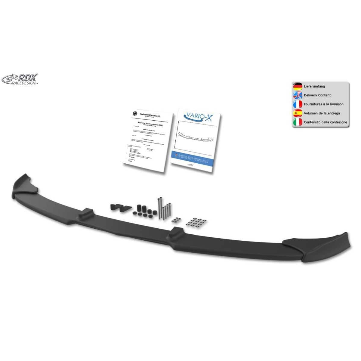 RDX Racedesign Frontspoiler Frontlippe VARIO-X fuer MB Viano W639 Bj. 2010-2014 - RDFAVX30380