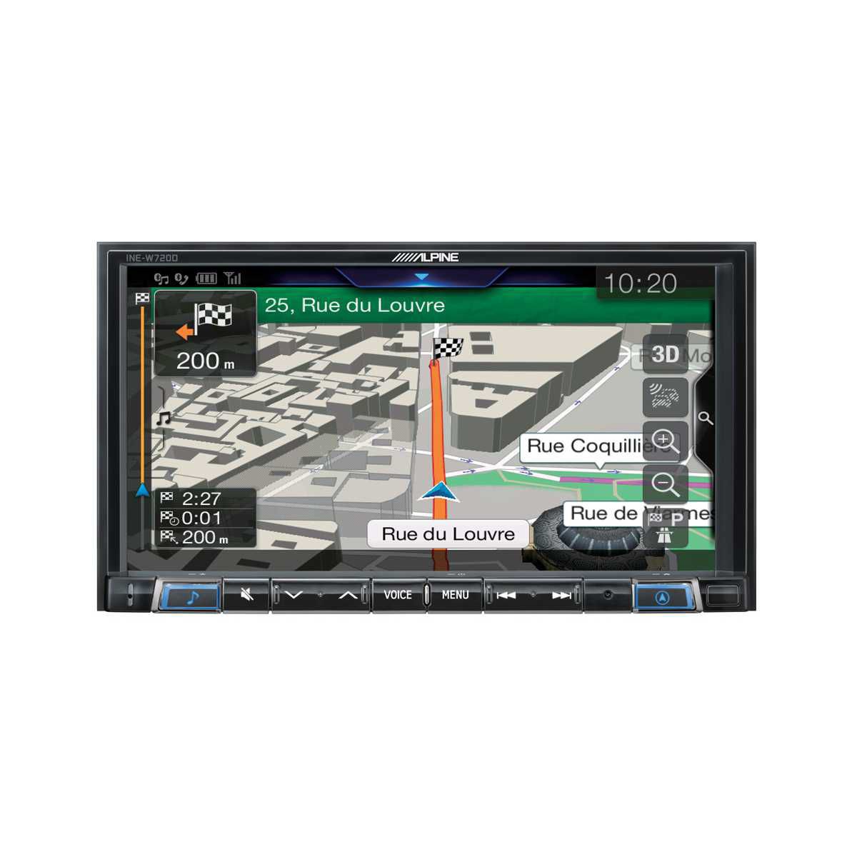 ALPINE 2-DIN-Navigationssystem INE-W720D