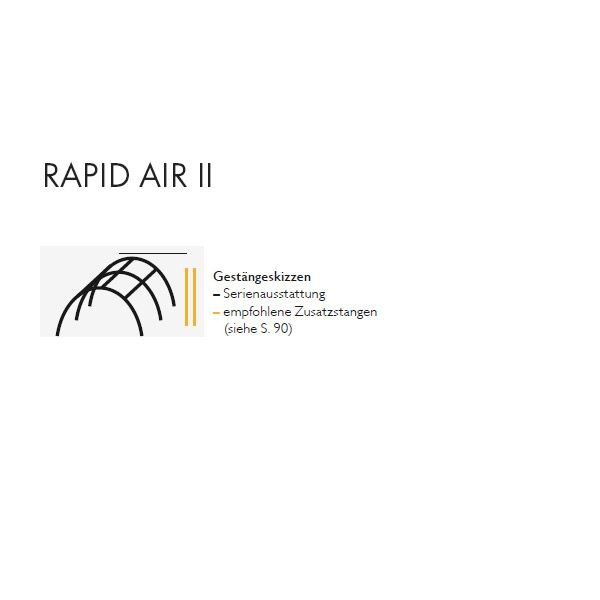 DWT aufblasbares Bus-Vorzelt RAPID AIR II 340 x 240 cm Anbauhoehe 180 - 220 cm