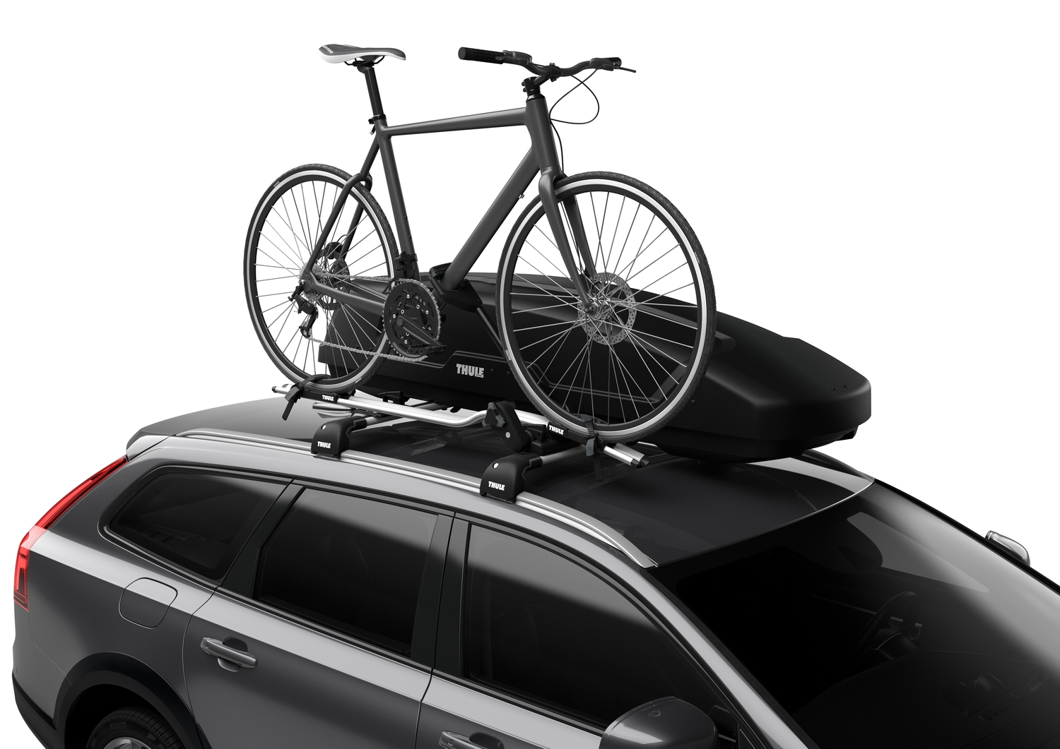 Thule Force XT Sport - 635600 - Dachbox THULE Force XT Sport 300 L Black Aeroskin