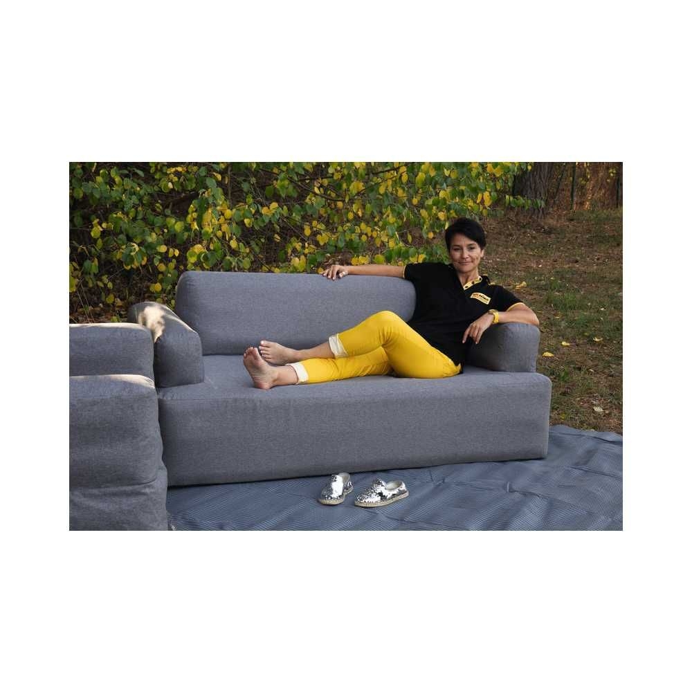 HOLIDAY TRAVEL Sofa aufblasbar 2-Sitzer grau meliert - 920431