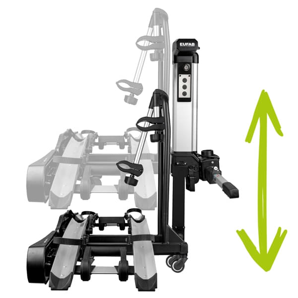 Fahrradtraeger EUFAB Bike Lift 11535 elektrische Liftfunktion
