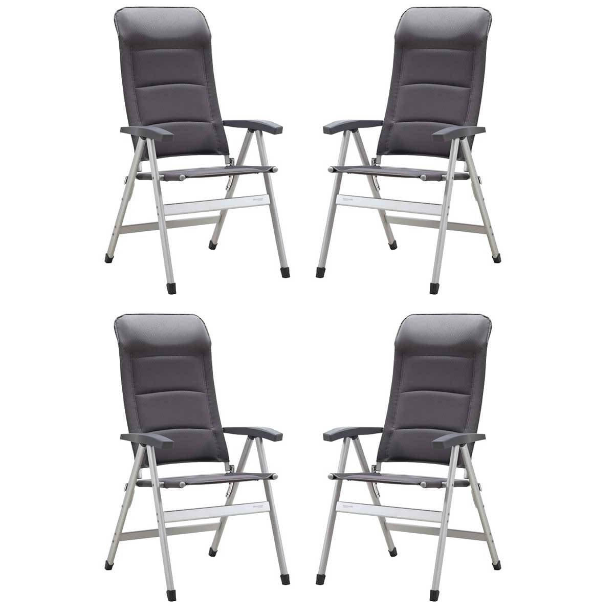 Set WESTFIELD Pioneer Stuhl charcoal grey - Be-Smart Series - 301-403 CG 4 Stuehle