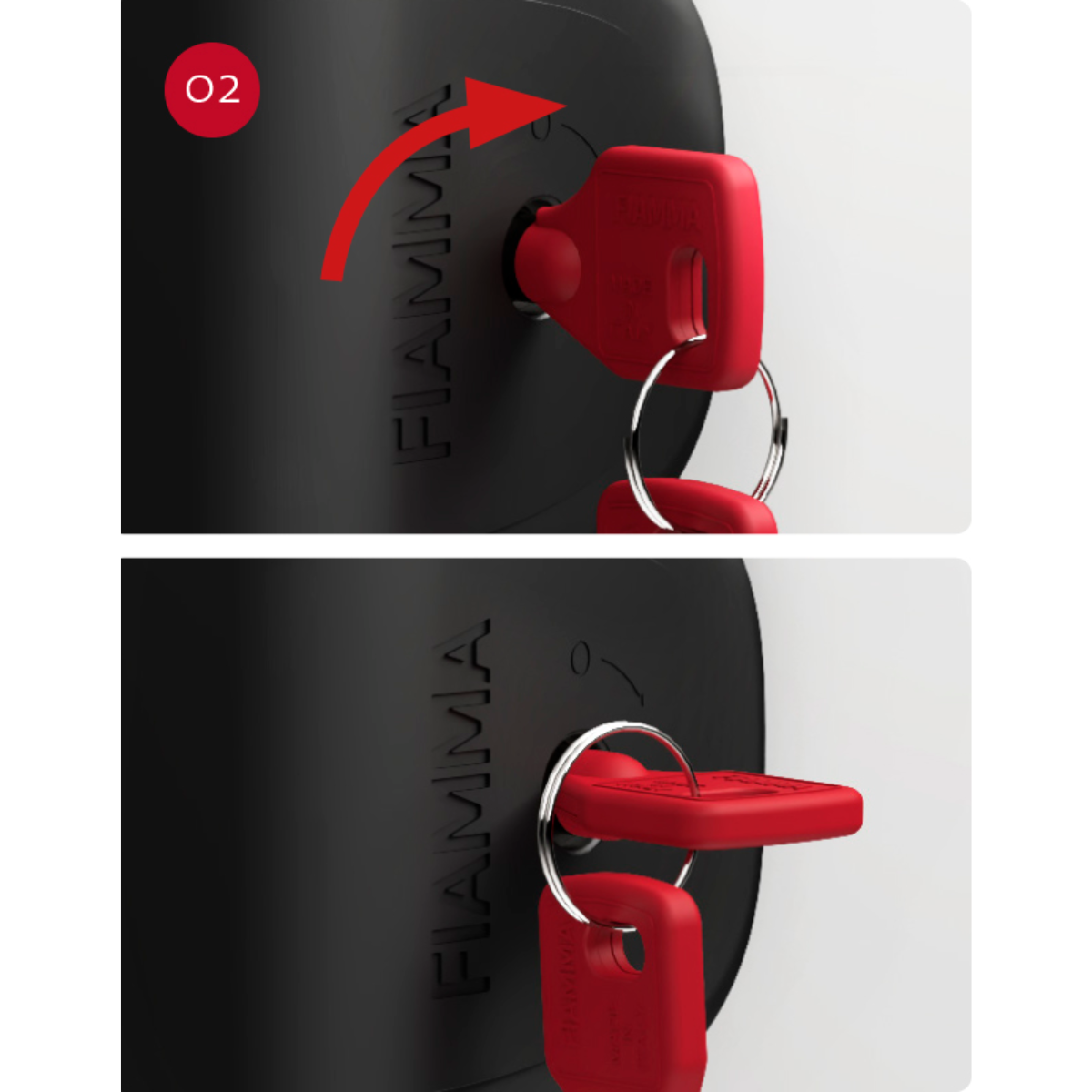 FIAMMA Safe Door Van Sicherheitsschloss- schwarz - 09053-01-