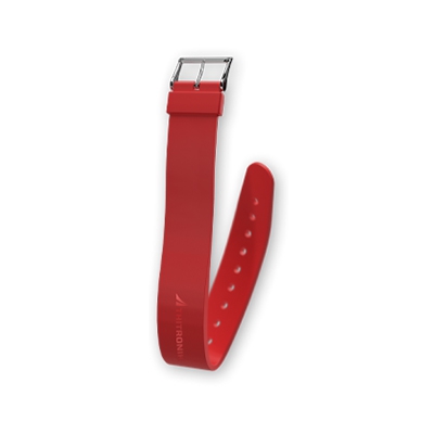 THITRONIK NFC-Silikonarmband KeyStrap rot Groesse M 140 bis 210 mm - 105465