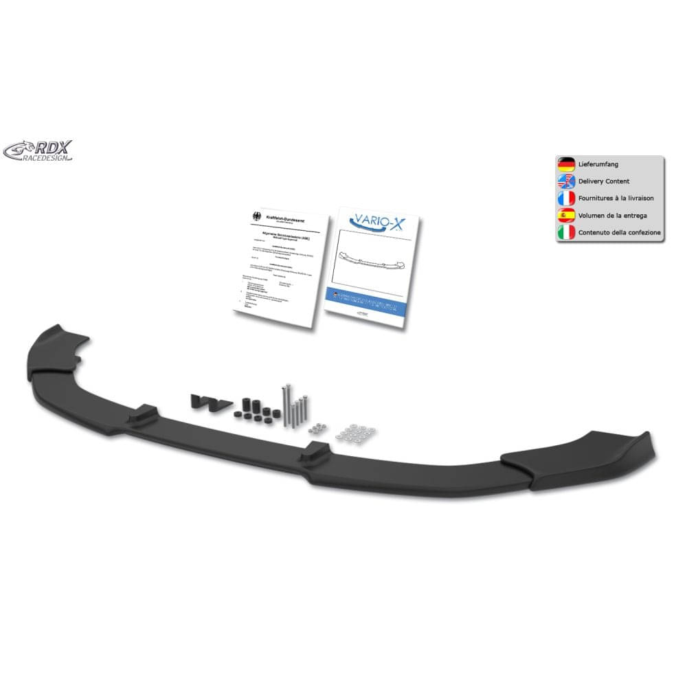 RDX Frontspoiler Frontlippe VARIO-X für ALFA ROMEO Tonale AV1 ab Bj. 2022 RDX Frontspoiler Frontlippe VARIO-X fuer ALFA ROMEO Tonale AV1 ab Bj. 2022 - RDFAVX30248